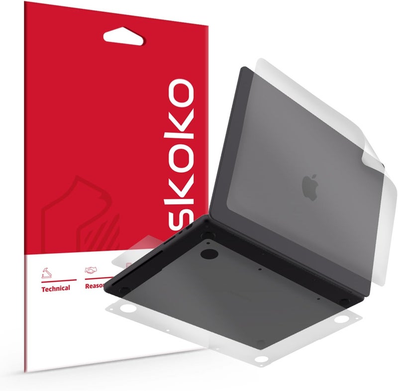 skoko Invisible Matte Full Body Skin for MacBook Pro 16 inch 2025 2024 2023 2022 2021 M4 M3 M2 M1 Premium TPU Anti Scratch Protective Film - Image 1